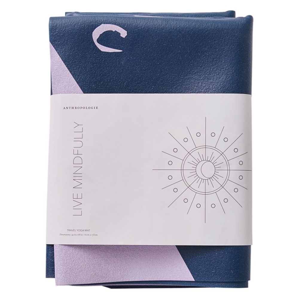 Anthropologie Live Mindfully travel yoga mat